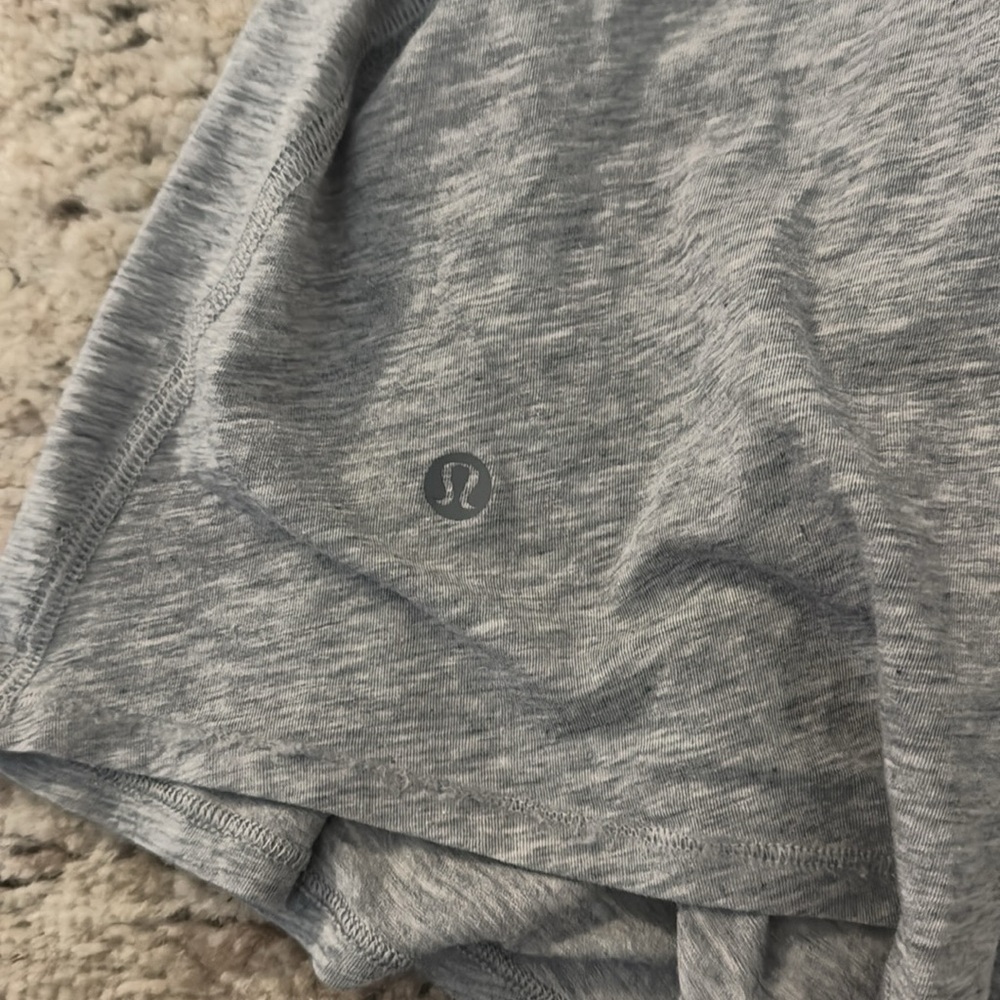 Lululemon grey open back tie tank top - Picture 4 of 4